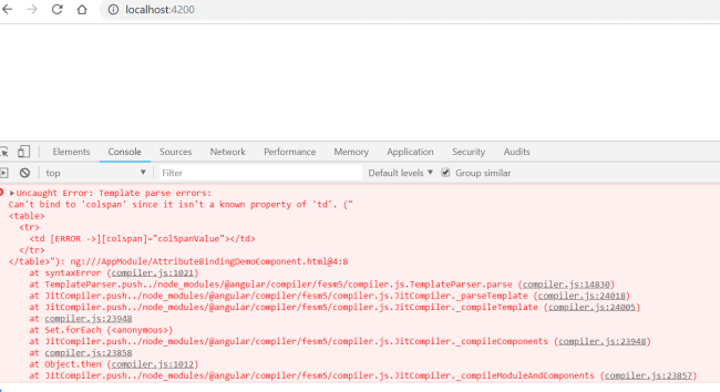 Attribute Binding In Angular 6